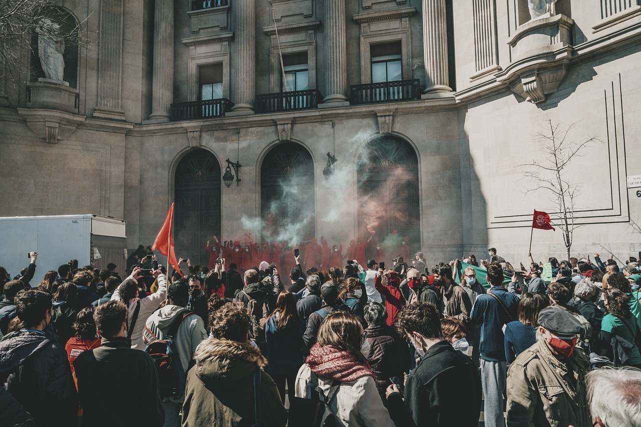 acampada en apoyo a Palestina