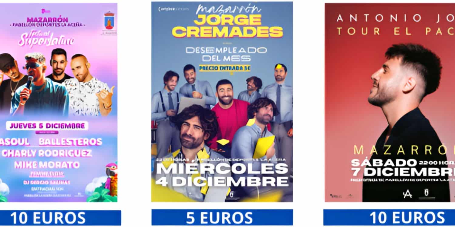 Mazarrón prepara unas Fiestas Patronales 2024 con música y humor de categoría