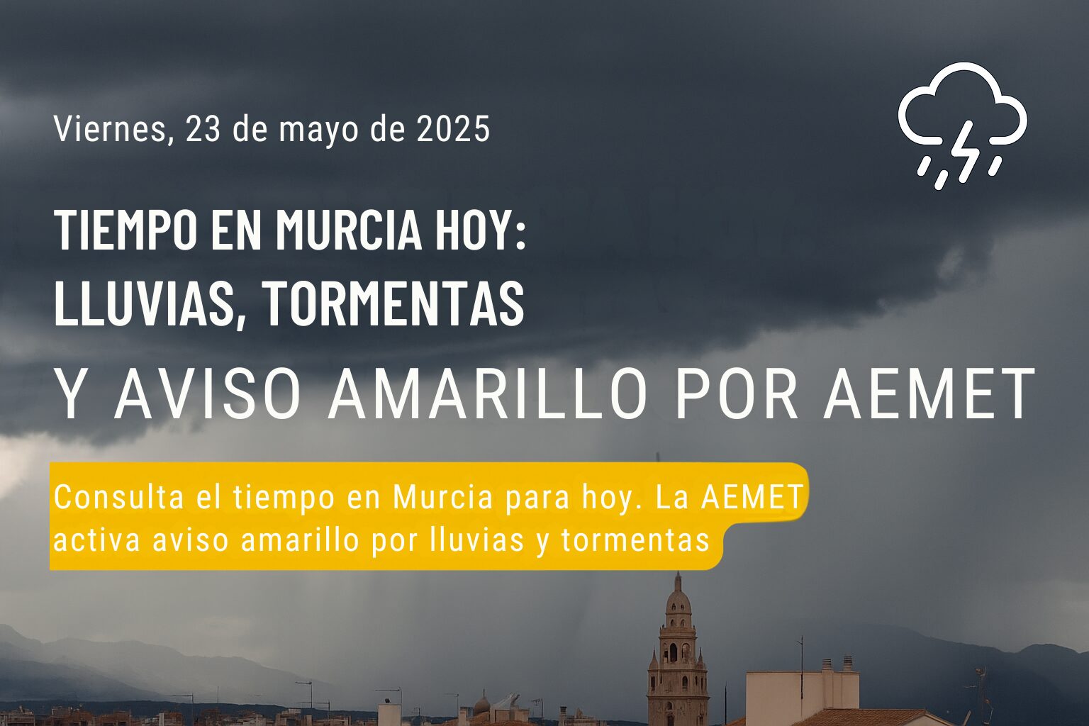 Descubre el tiempo en murcia 23 mayo 2025
