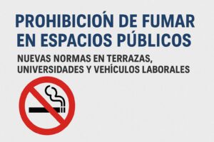 Prohibición de fumar en España en los exteriores