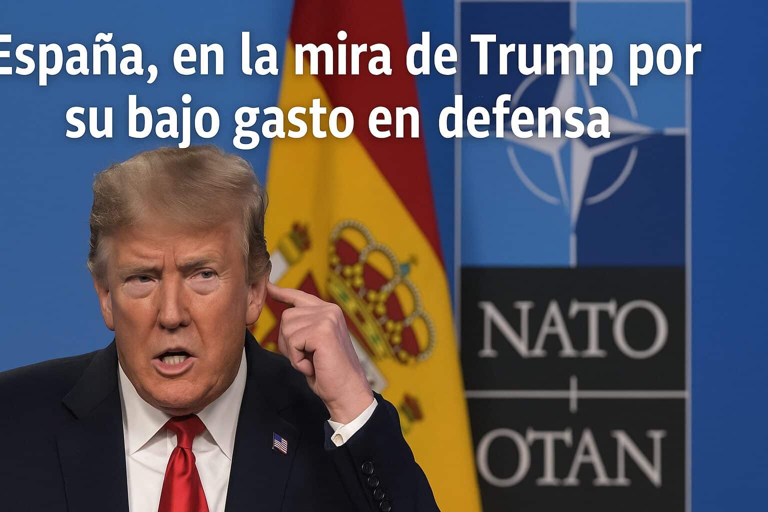 España se encuentra en la mira de Donald Trump por su bajo coste en defensa